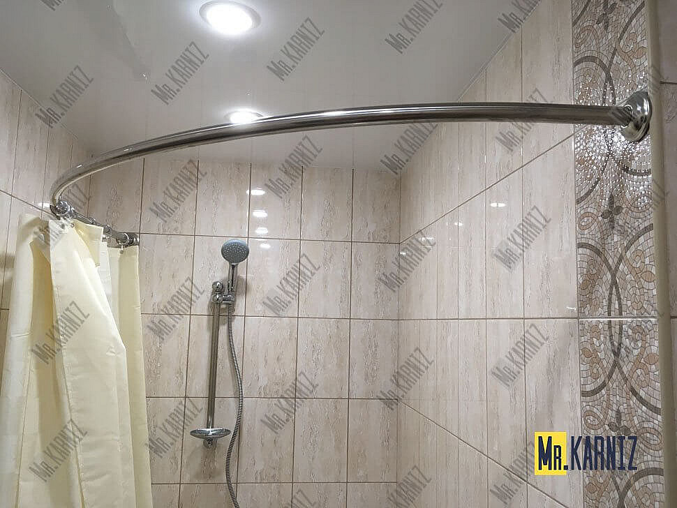 Карниз для ванны Aquatek Дива 170х90 Усиленный 25 мм MrKARNIZ фото 12