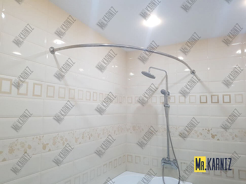 Карниз для ванны Bas Сагра 160х100 Усиленный 25 мм MrKARNIZ фото 7