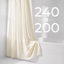 Штора для ванной ESSEN 240х200 см бежевая