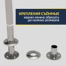Карниз для ванны Kolpa-San Gaia 160х160 Усиленный 25 мм MrKARNIZ фото 4